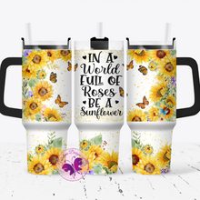 Load image into Gallery viewer, 1.2 Liter Tumbler - Be a Sunflower
