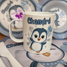 Load image into Gallery viewer, Kiddies lunch set - Blue Penguin
