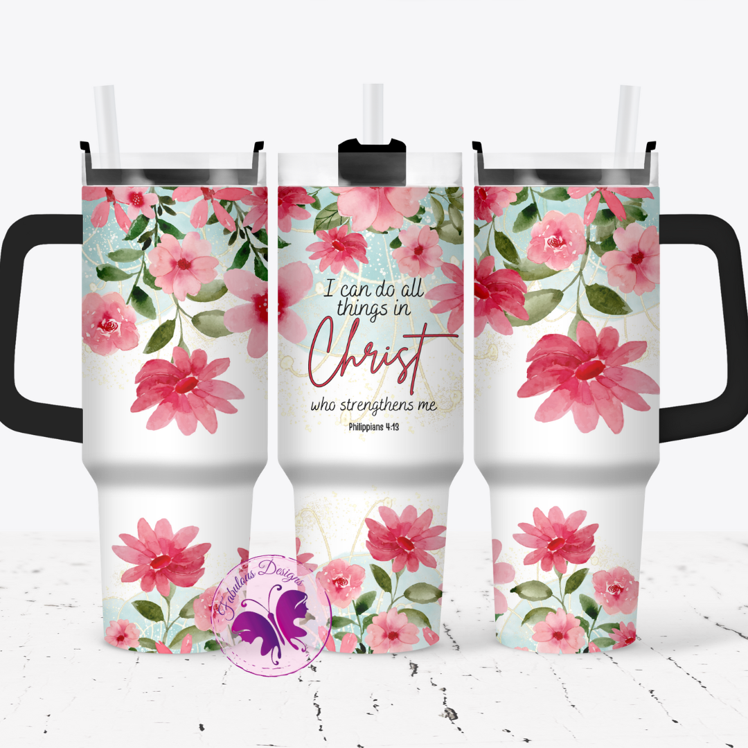 1.2 Liter Tumbler - Pink Floral