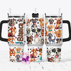 1.2 Liter Tumbler - Cute Dogs