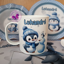 Load image into Gallery viewer, Kiddies lunch set - Baby Penguin Blue
