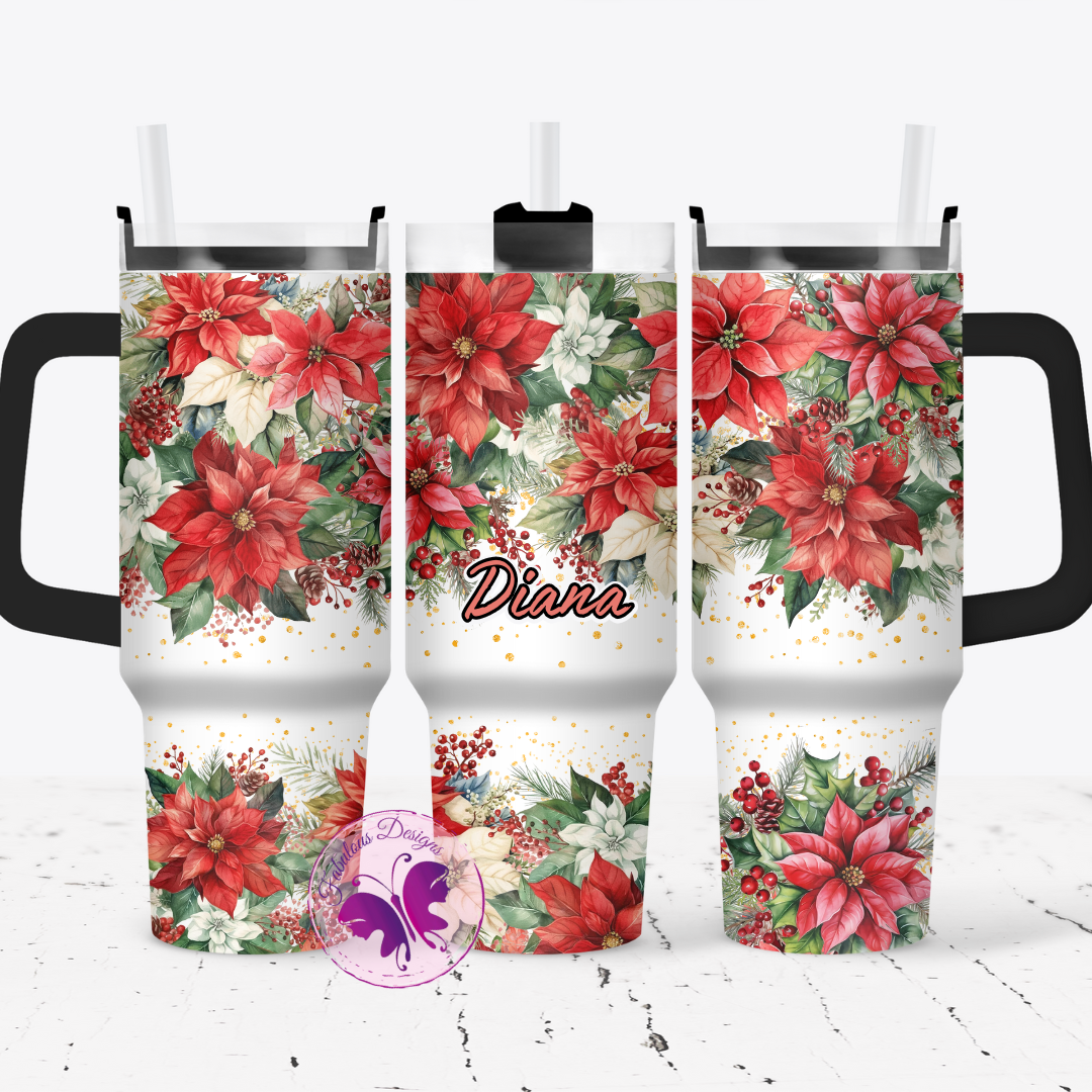 1.2 Liter Tumbler - Red Florals