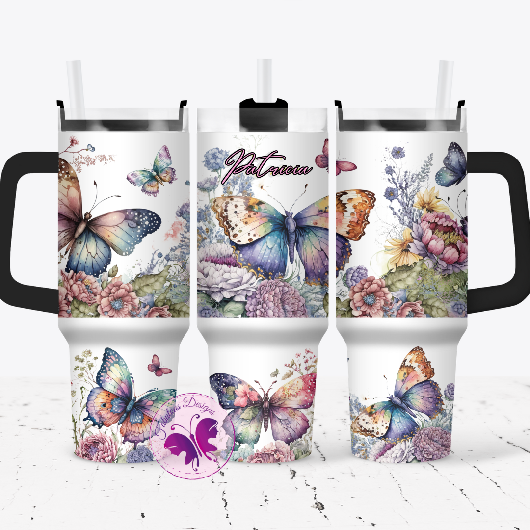 1.2 Liter Tumbler - Butterfly